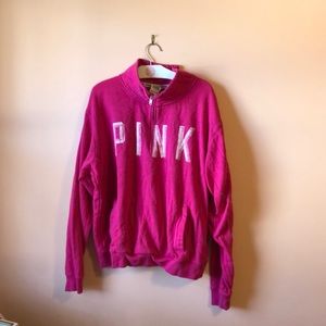 PINK 1/4 Zip Up